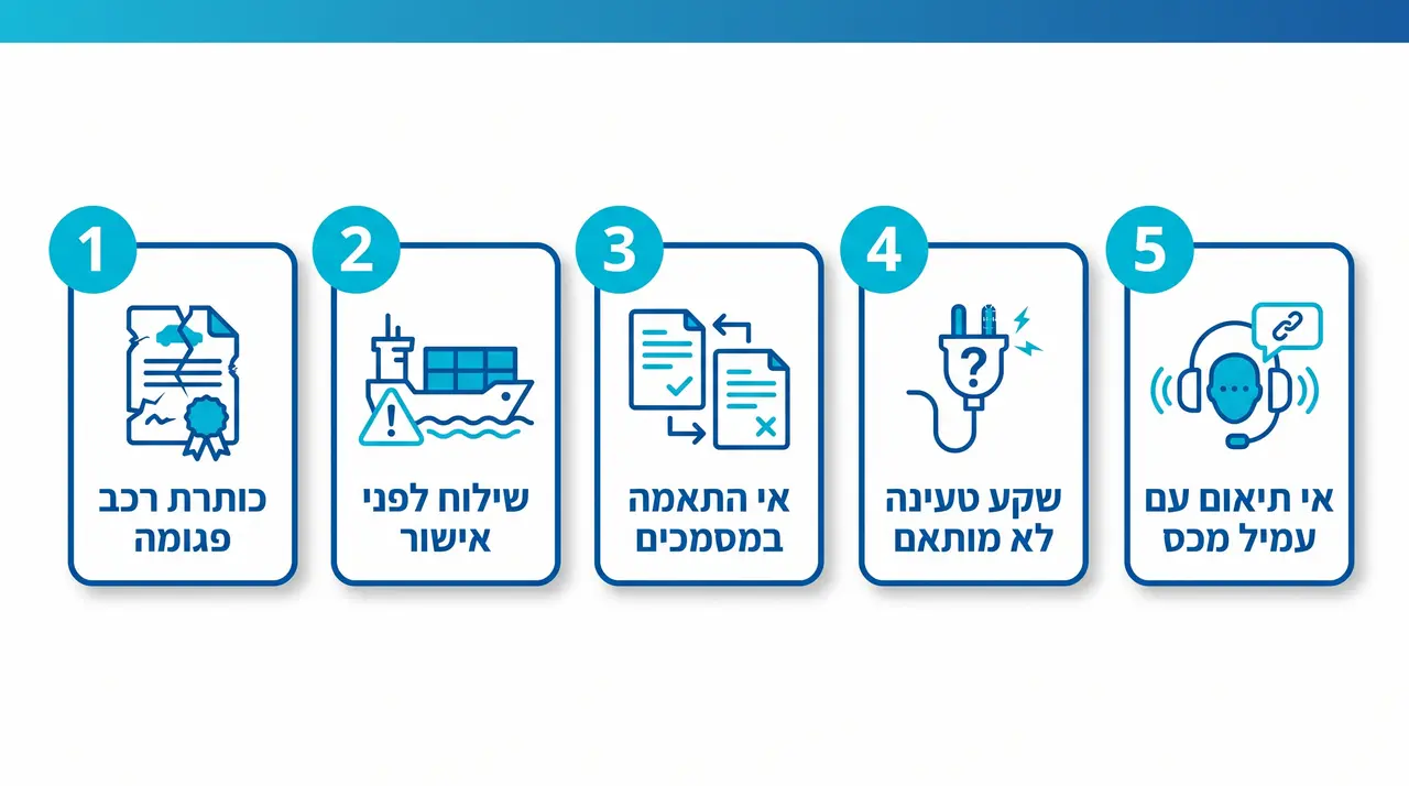 טעויות נפוצות ביבוא רכב חשמלי ועלותן